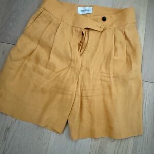 Massimo Dutti Yellow Women's Shorts